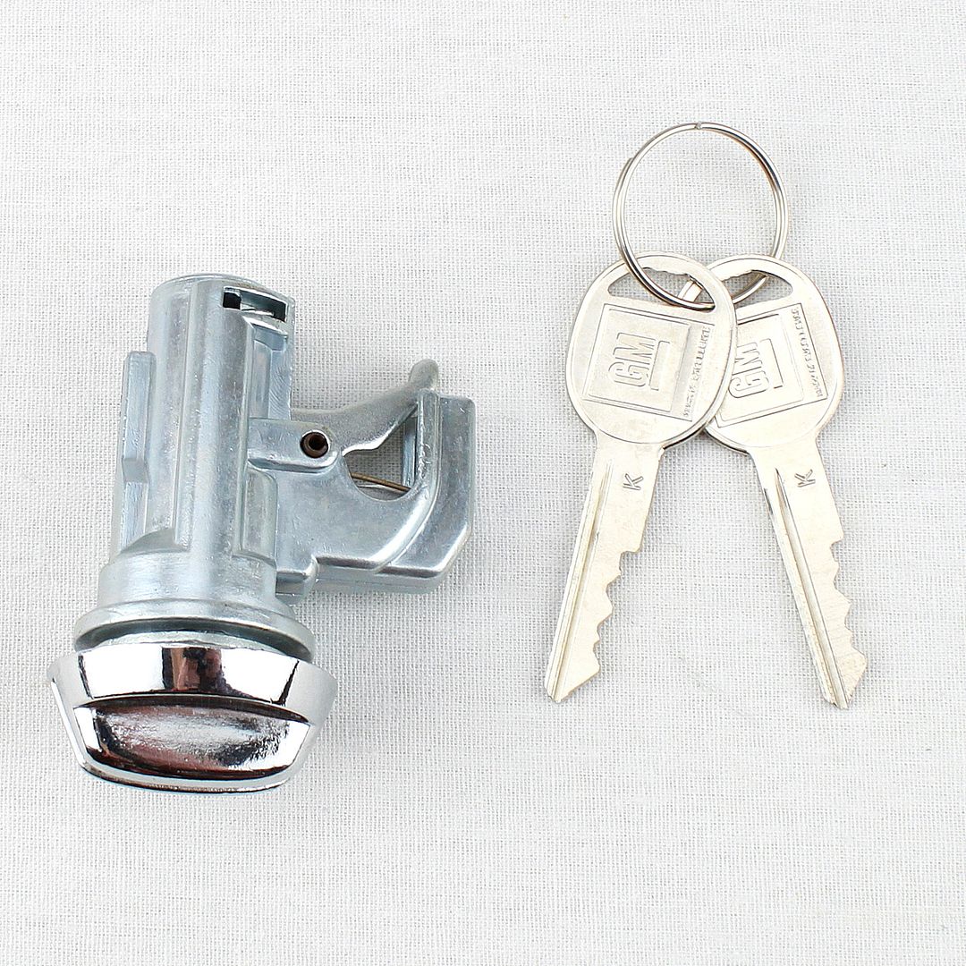 68 69 1968 1969 Chevelle Nova Impala Complete Glove Box Lock Oval GM